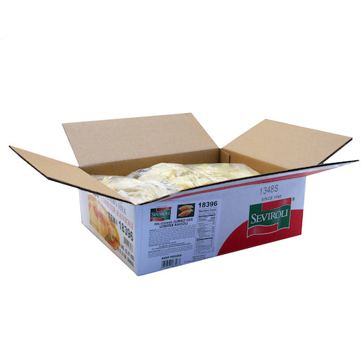 Seviroli Foods Pasta Jumbo Hex Lobster Ravioli 2.5 Pound Each - 2 Per Case.