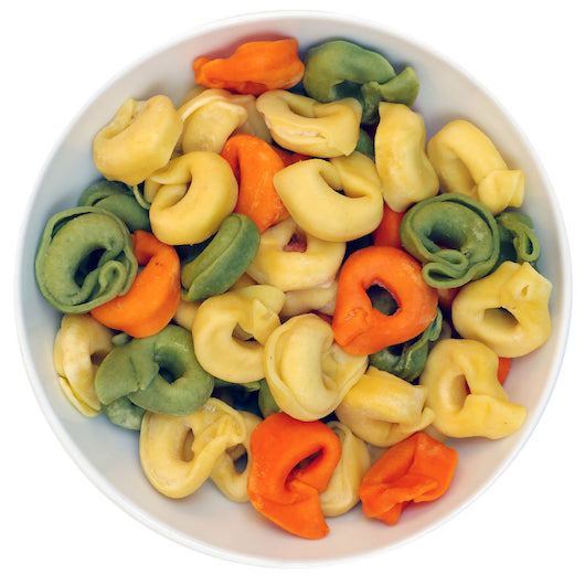 Seviroli Foods Pasta Tri-Color Cheese Tortellini 14 Ounce Size - 12 Per Case.
