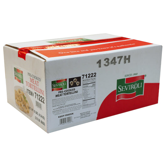Seviroli Foods Meat Pasta Tortellini 5 Pound Each - 2 Per Case.