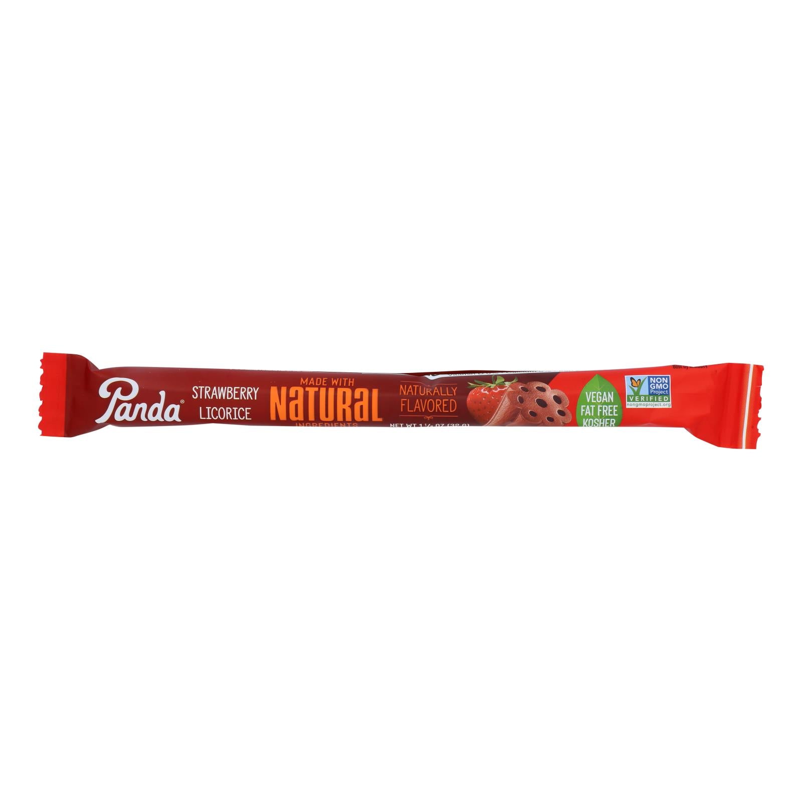 Panda Licorice - Licorice Strawberry - Case of 20-1.1 Ounce