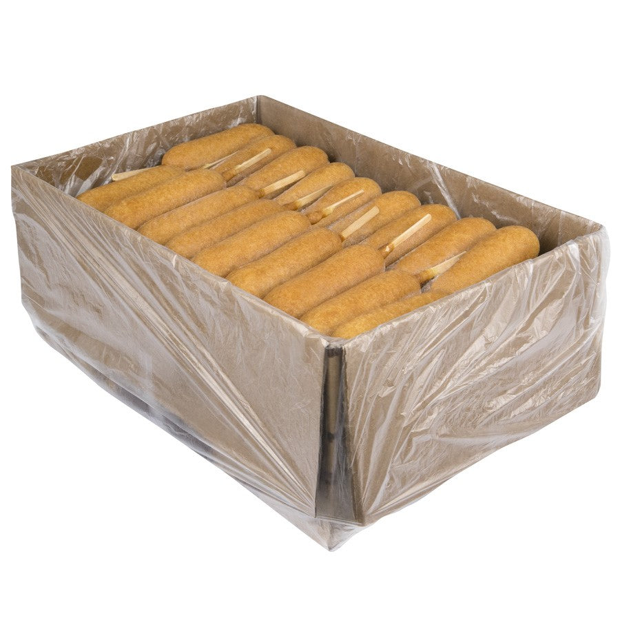 Foster Farms Whole Grain Lower Fat Chicken Corn Dog 4.25 Ounce Size - 72 Per Case.