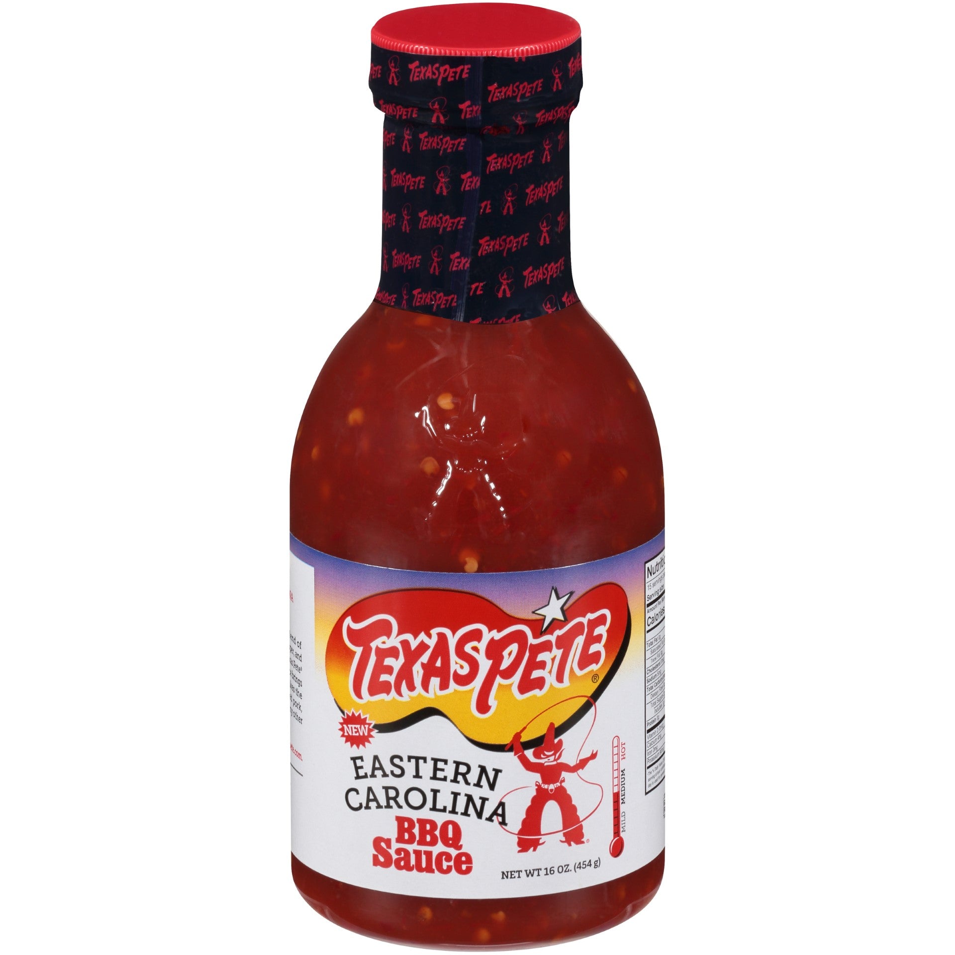 Texas Pete Eastern Carolina BBQ Sauce 16 Ounce Size - 6 Per Case.