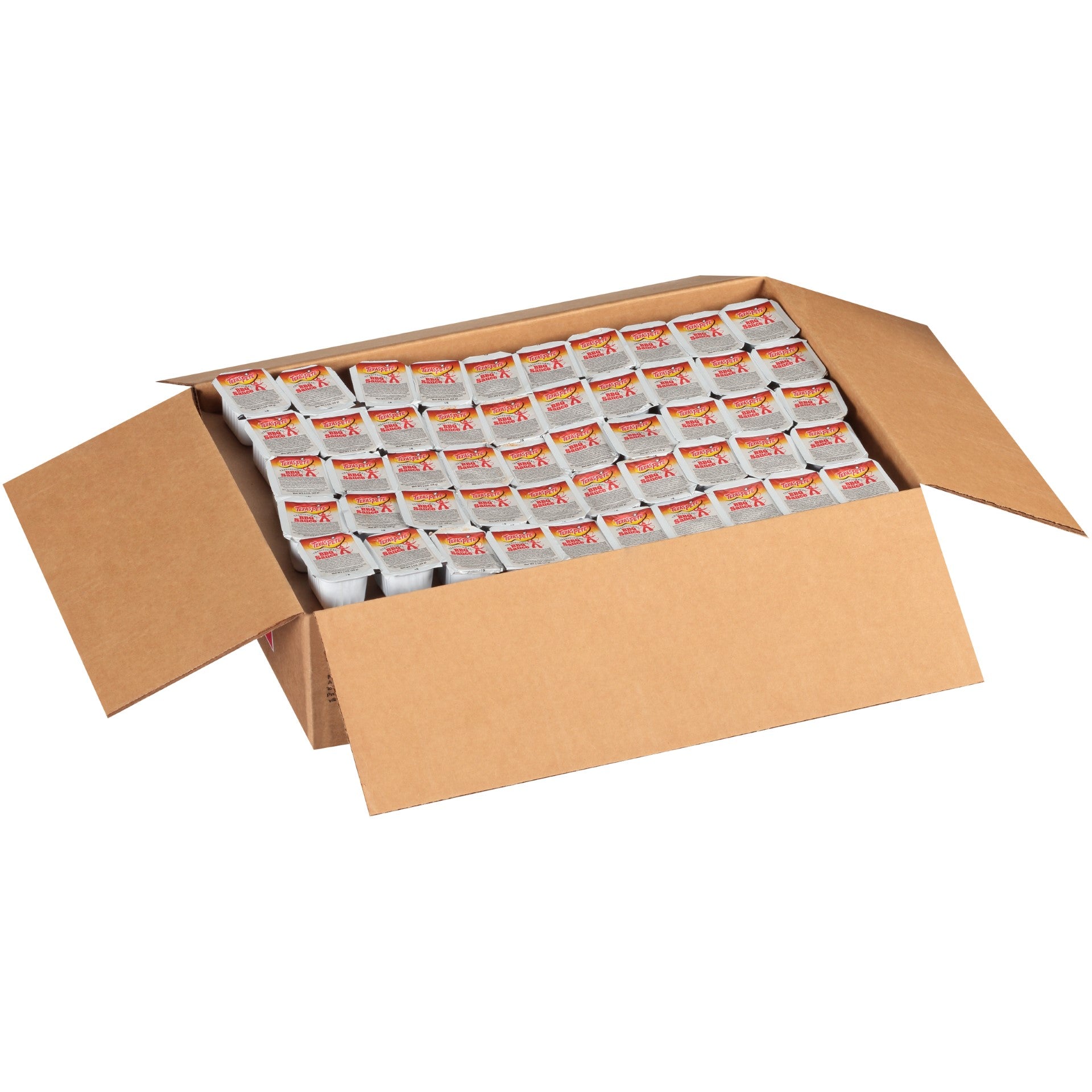 Texas Pete Traditional BBQ Sauce Dipping Cup 1 Ounce Size - 150 Per Case.