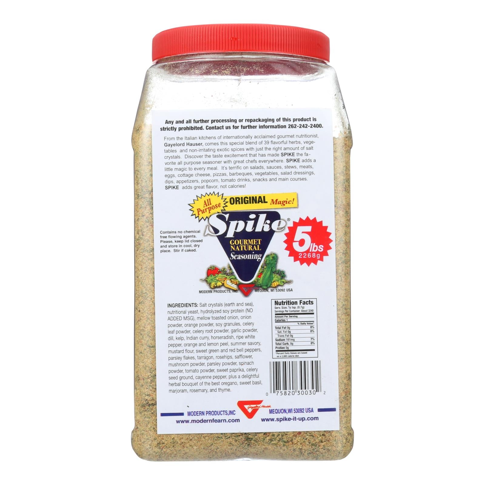 Spike Gourmet Natural Seasoning, Vegit, 2 Ounce (Pack of 6)