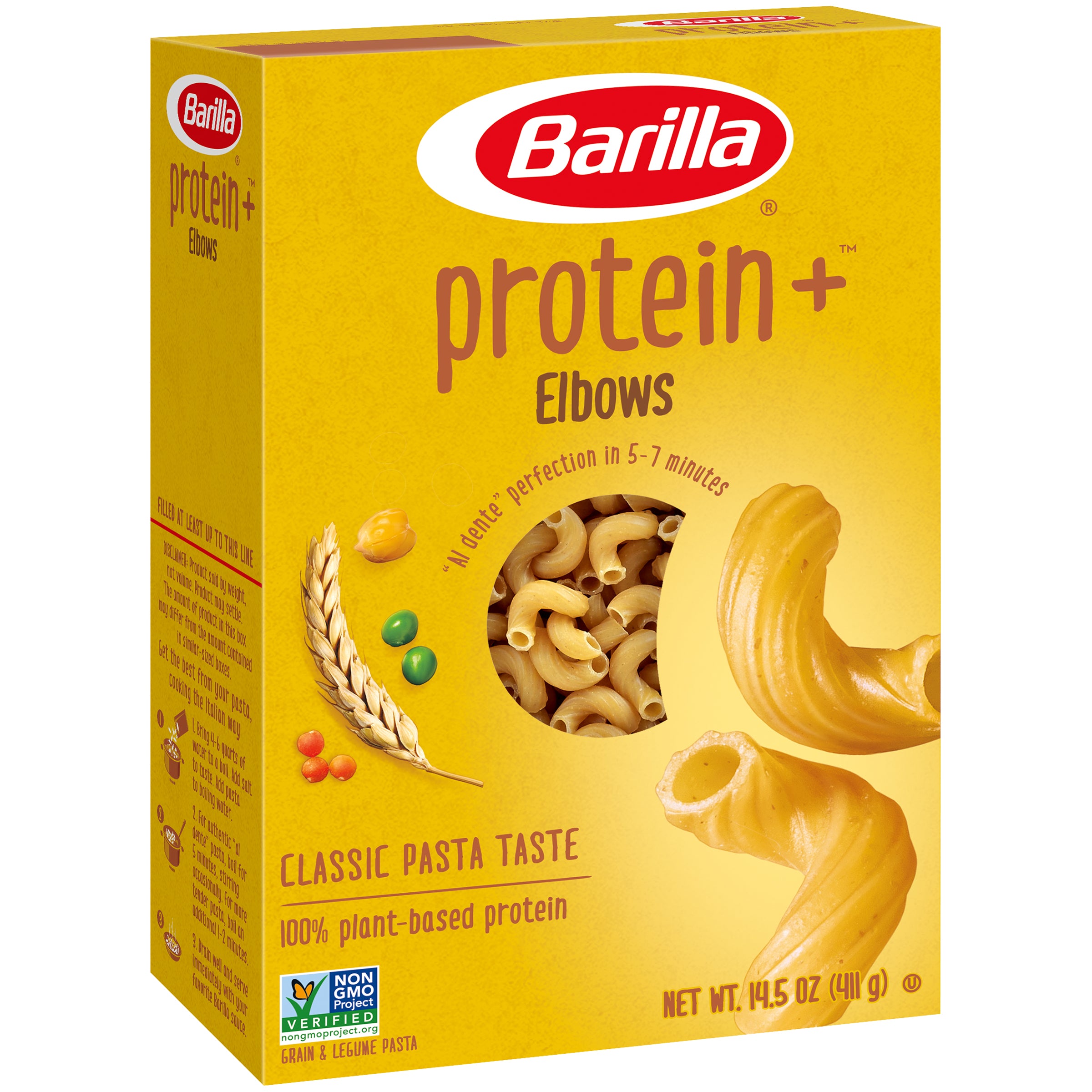 Elbows Plus Barilla USA 14.5 Ounce Size - 12 Per Case.