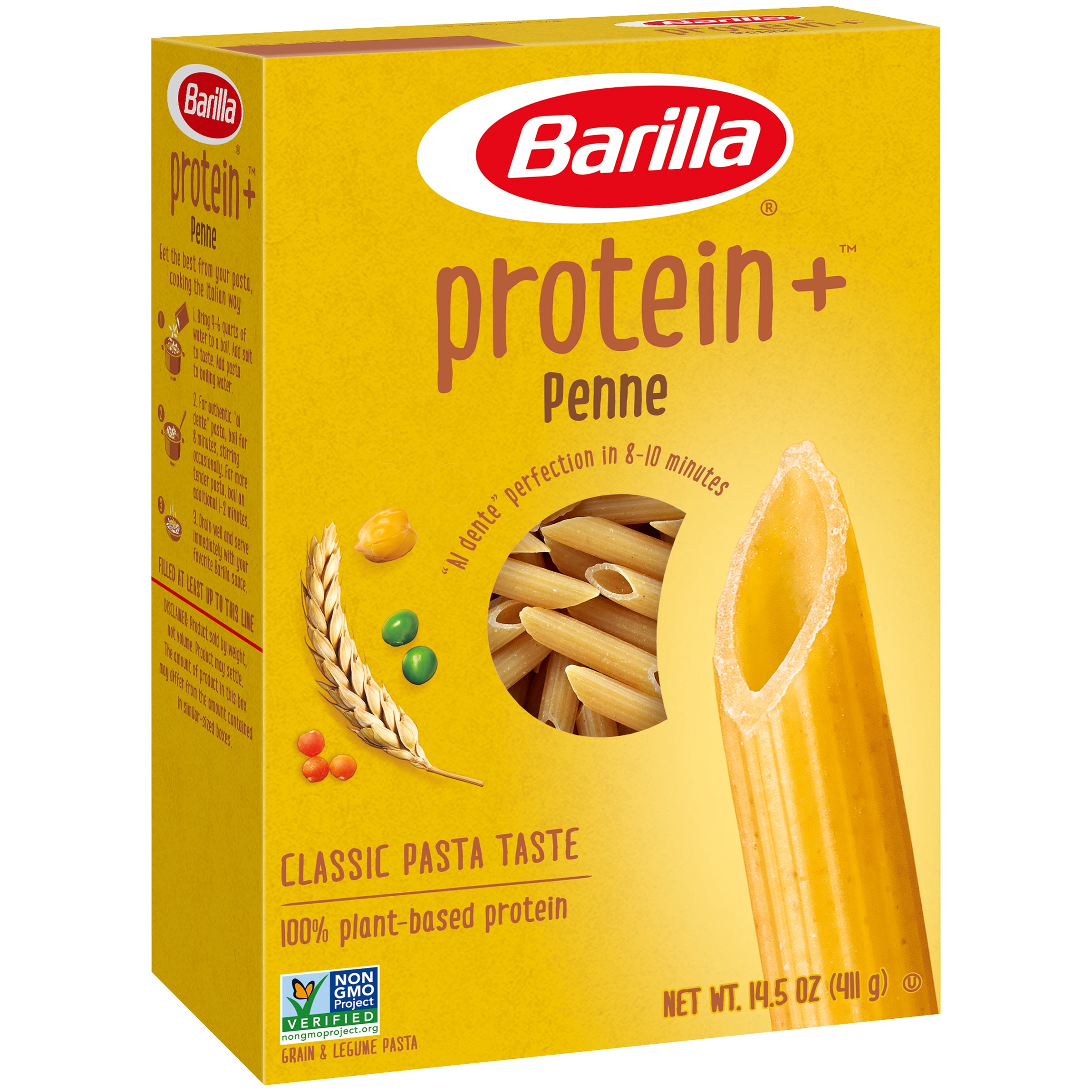 Penne Plus Barilla USA 14.5 Ounce Size - 12 Per Case.
