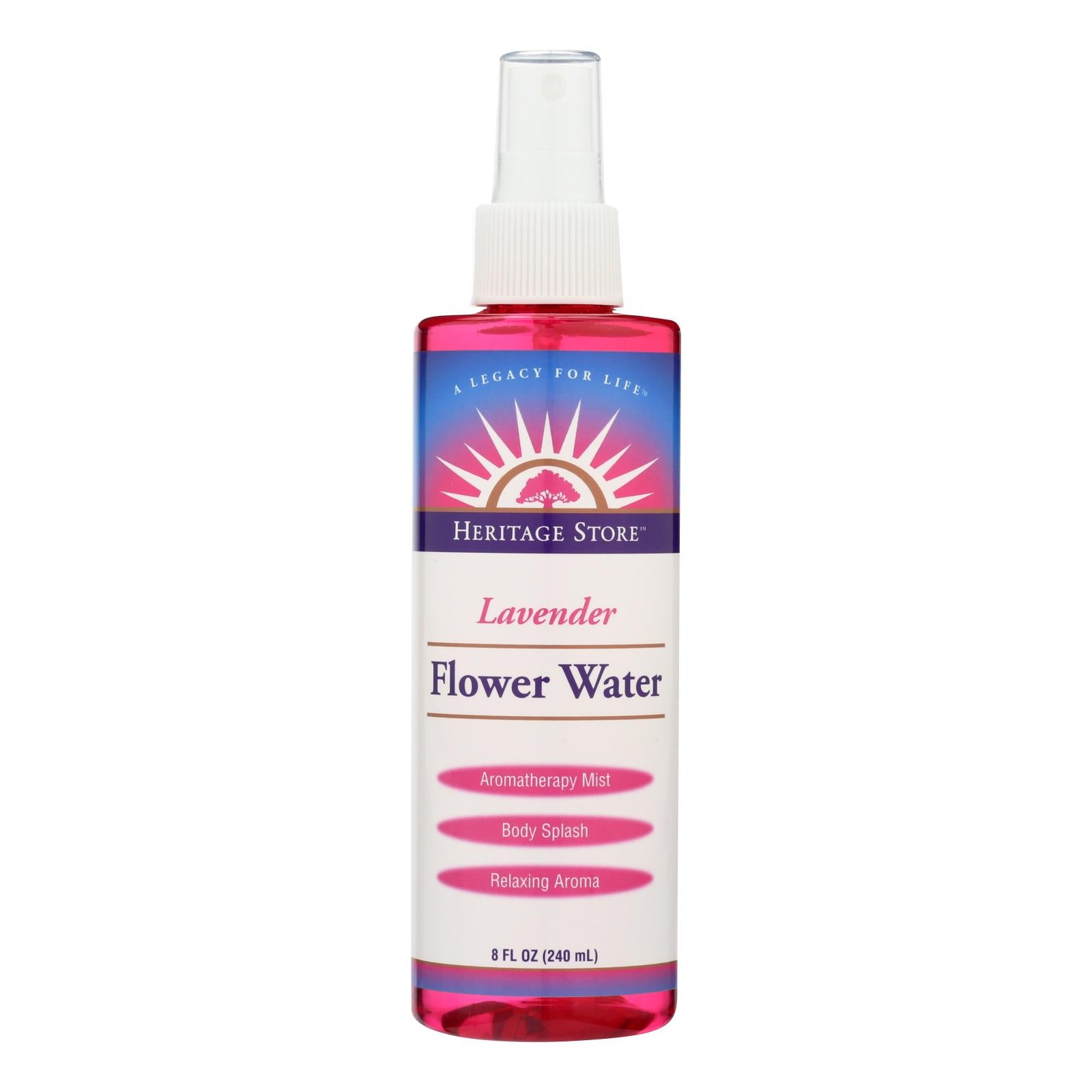 Heritage Products Flower Water Lavender - 8 fl Ounce