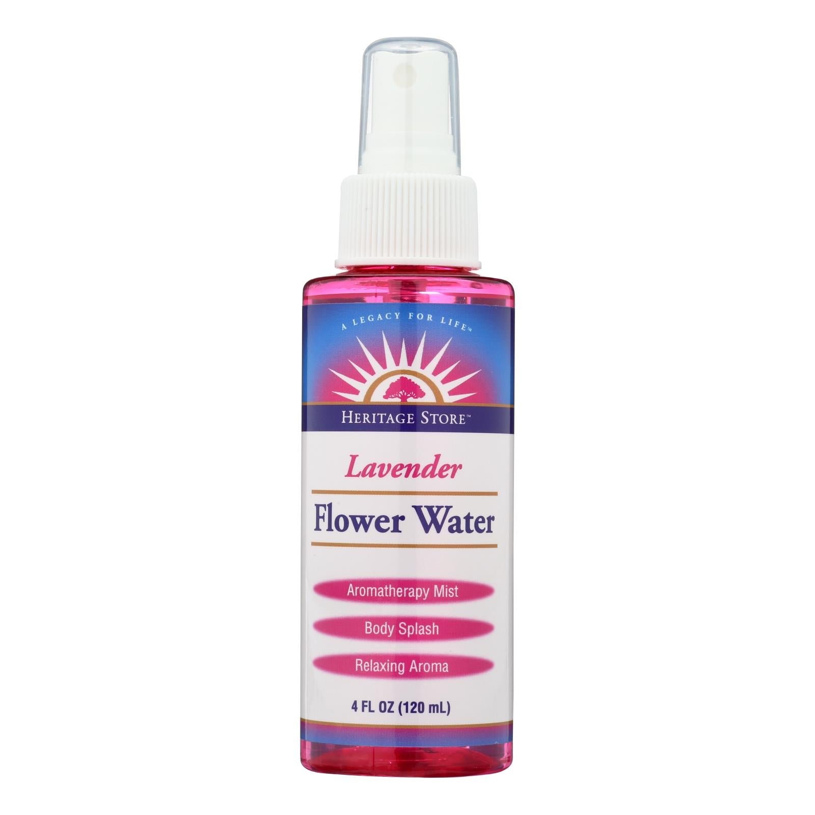 Heritage Products Flower Water Lavender - 4 fl Ounce