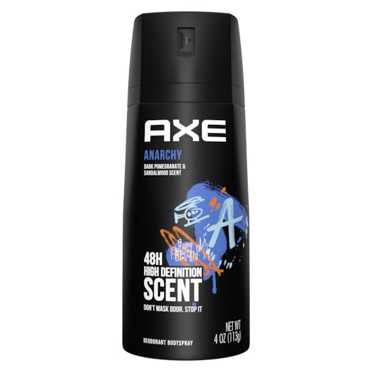 Axe Body Spray Anarchy Male 4 Ounce Size - 12 Per Case.