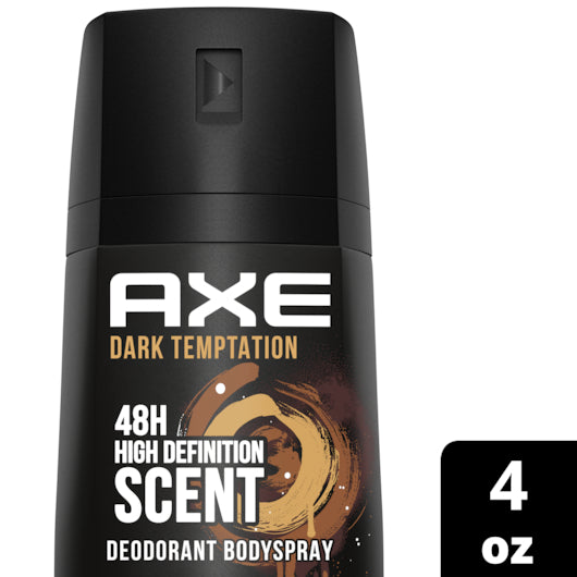 Axe Body Spray Dark Temptation 4 Ounce Size - 12 Per Case.