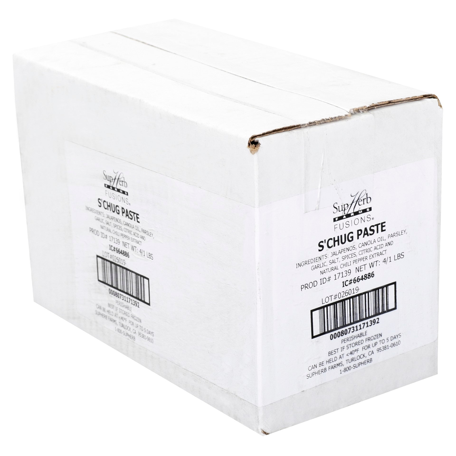 A Frozen Intense Blend Of Jalapenos Parsley Garlic And Spices In A Vegetable Oil Base 1 Pound Each - 4 Per Case.