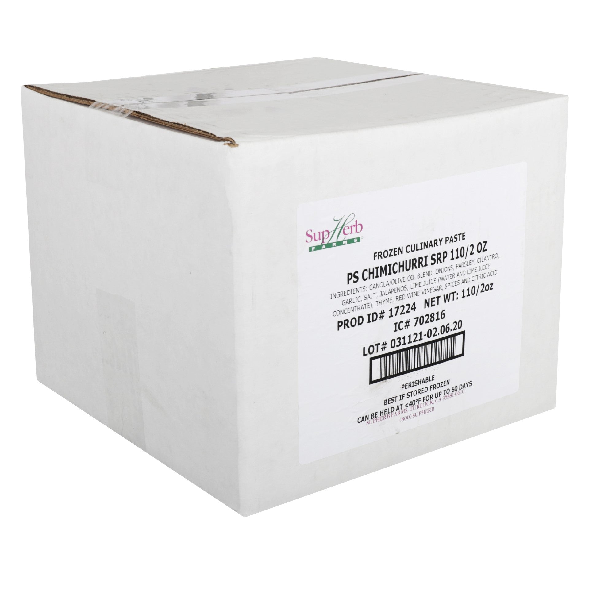 Chimichurri Srp 2 Ounce Size - 110 Per Case.