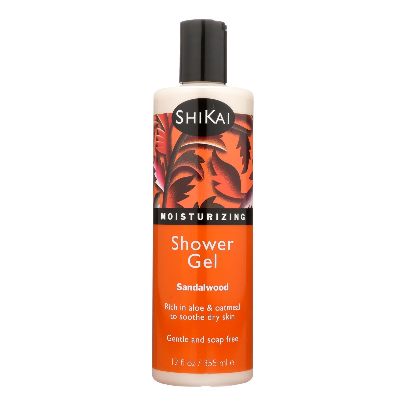 Shikai Products Shower Gel - Sandalwood - 12 Ounce