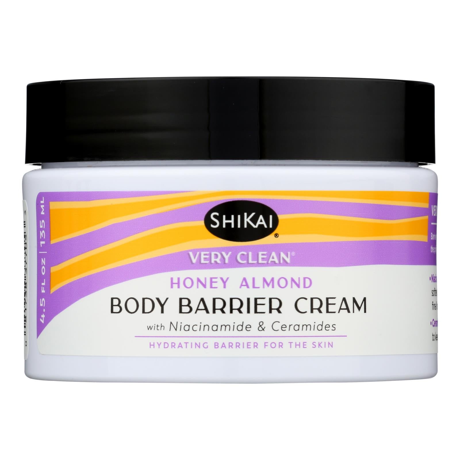 Shikai Products - Cream Barrier Honey Almond - 1 Each-4.5 Fluid Ounce