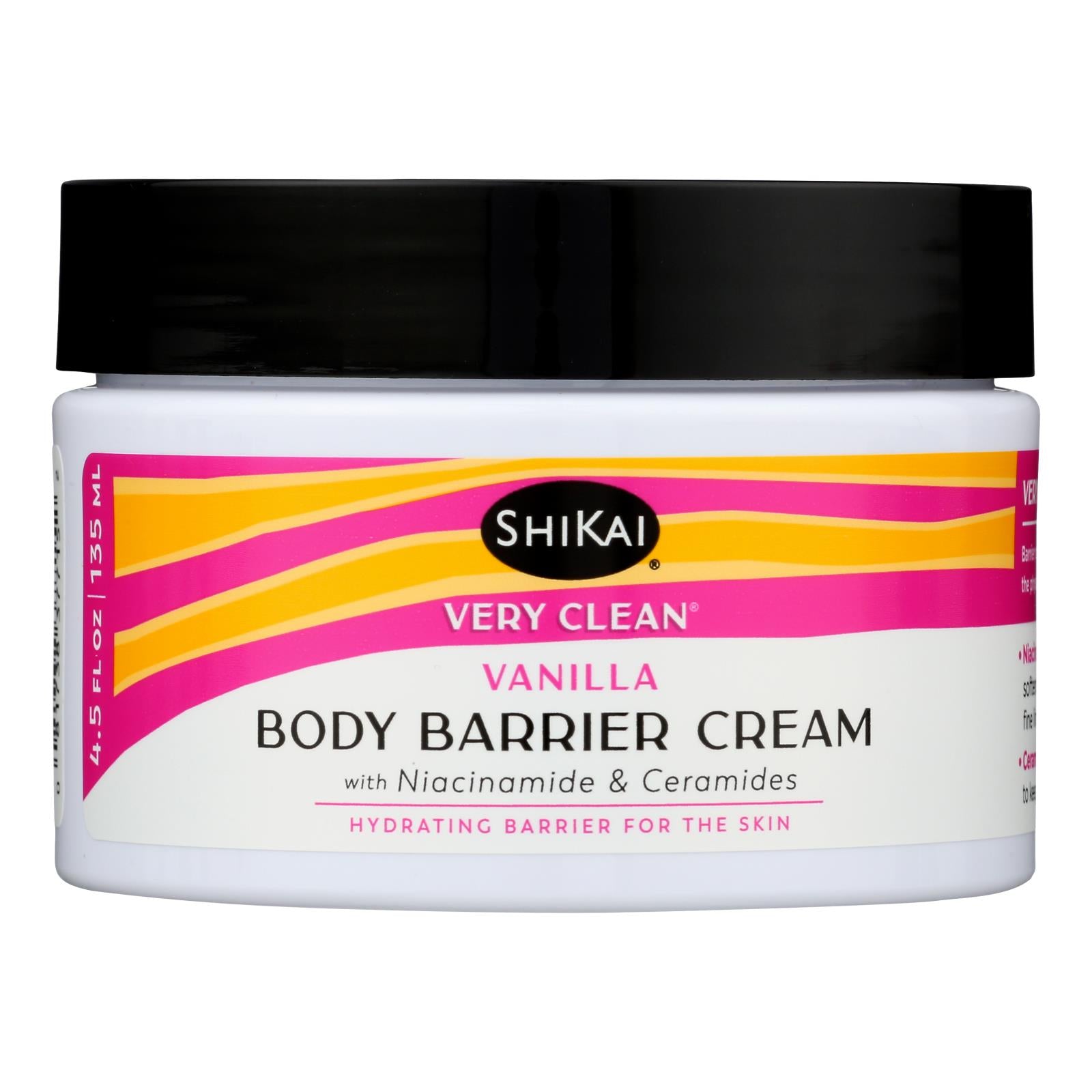 Shikai Products - Cream Barrier Vanilla - 1 Each-4.5 Fluid Ounce