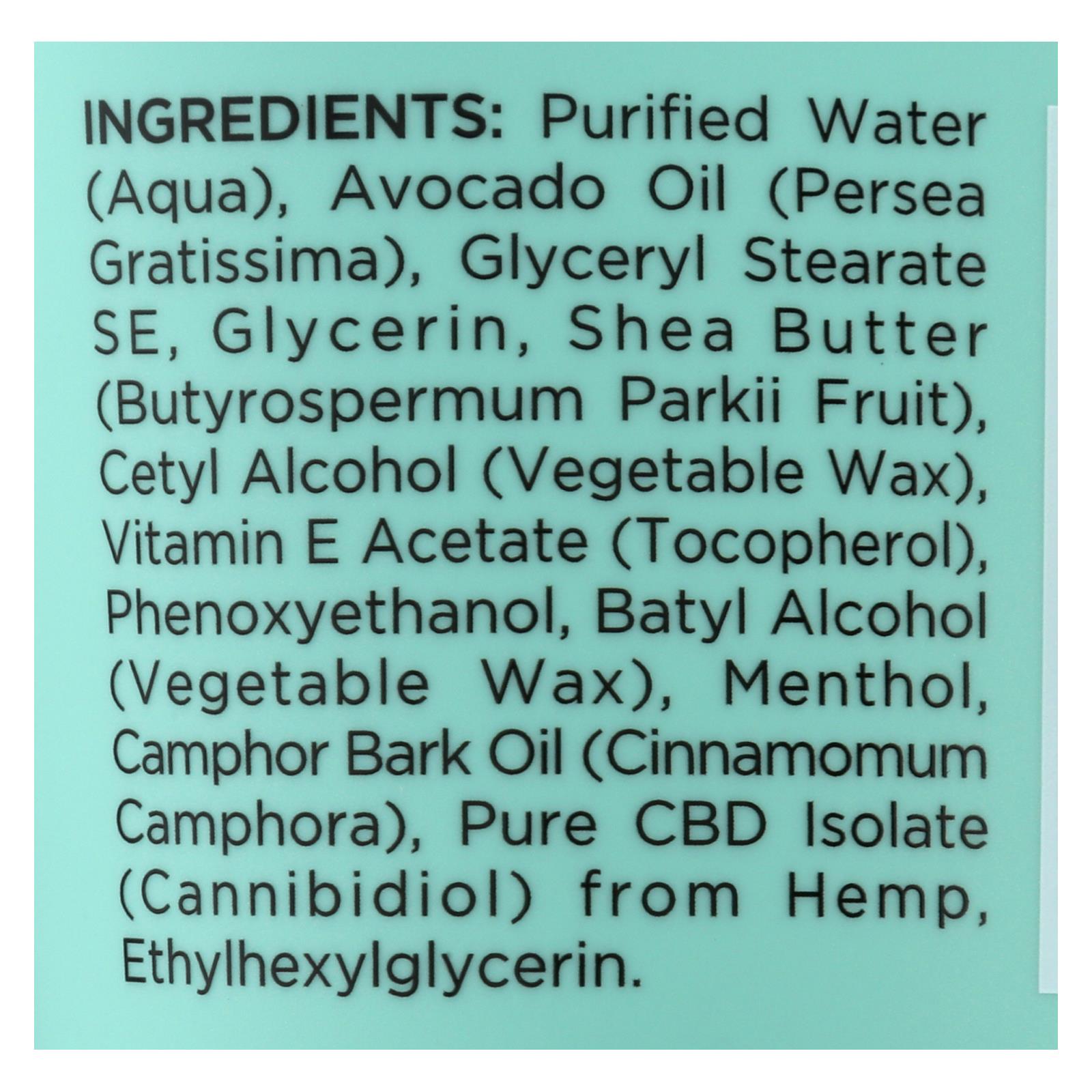 Shikai Products - Cream Cbd Metholated - 1 Each - 3 Fluid Ounce