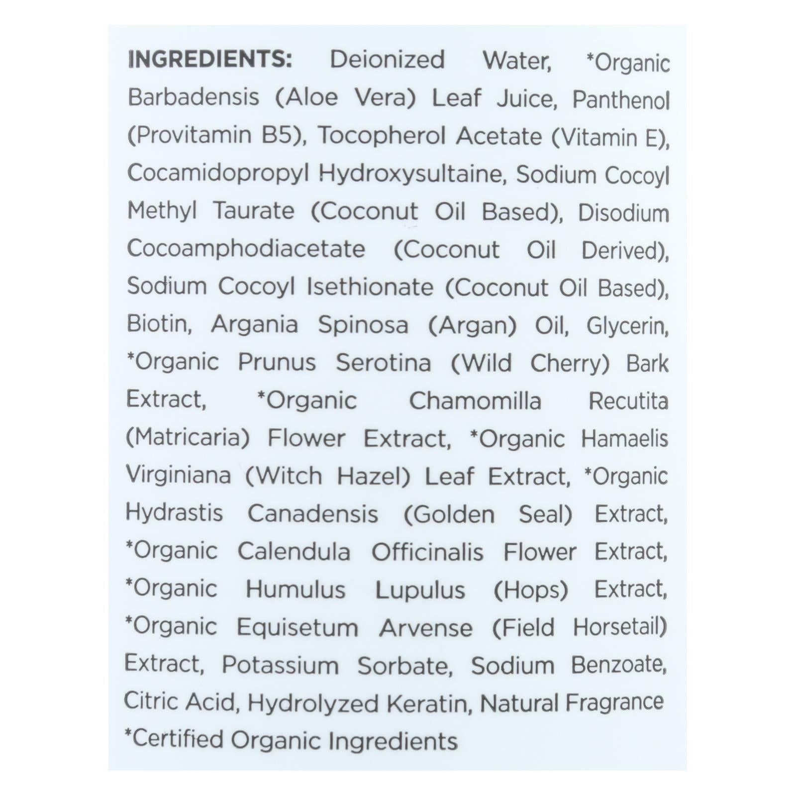Mill Creek Botanicals Aloe Vera Shampoo Hydrates And - 1 Each - 14 Fluid Ounce