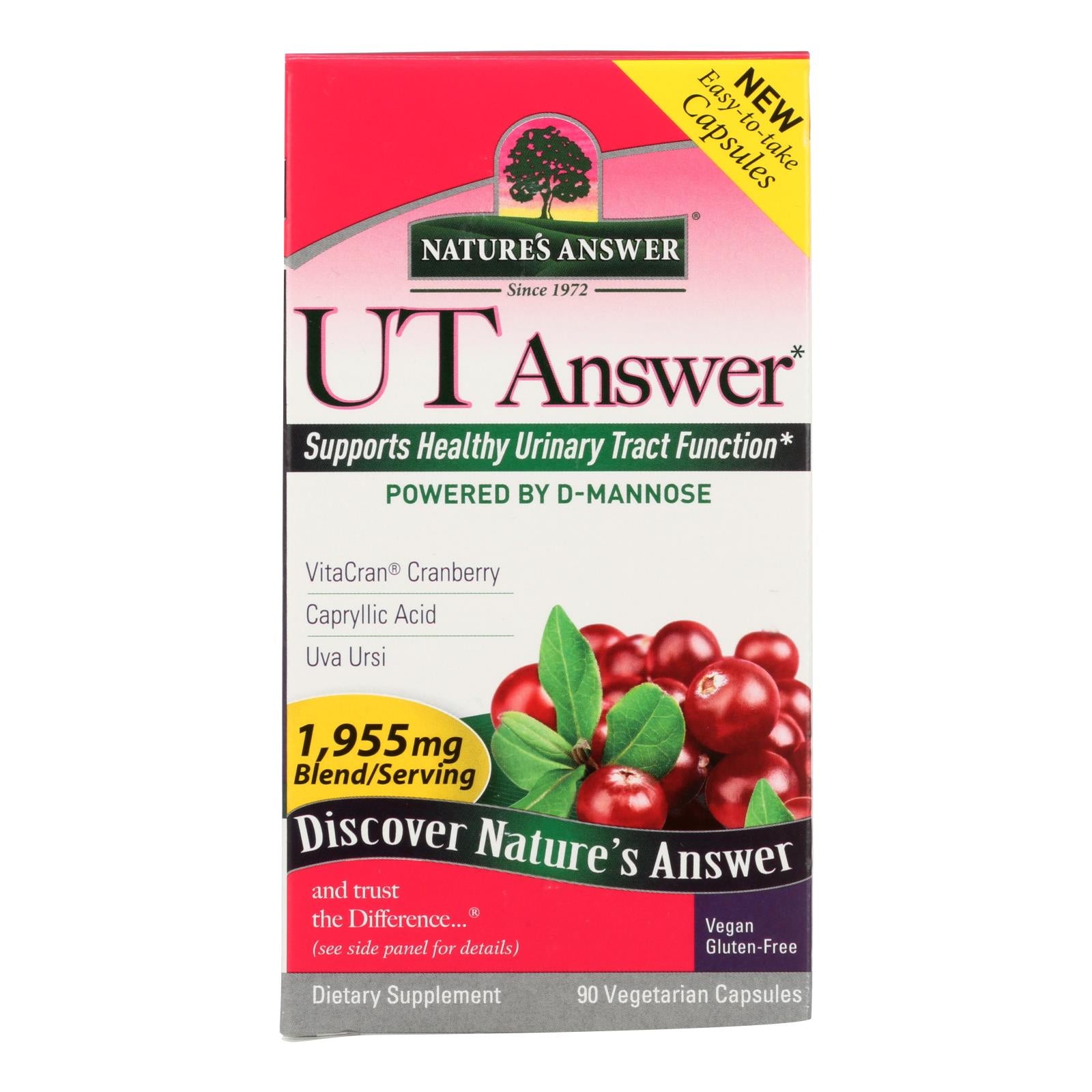 Nature's Answer Ut Answer Dietary Supplement - 1 Each - 90 VCAP