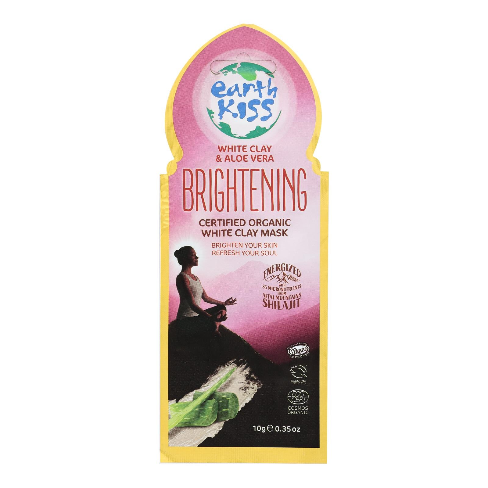 Earth Kiss - Clay Msk Aloe Brghtng - Case of 12-.35 Ounce