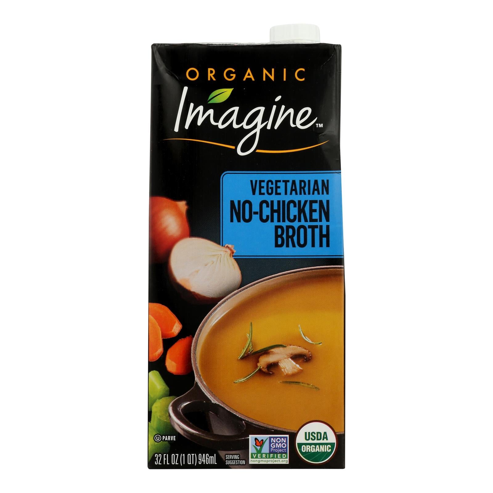 Imagine Foods - Broth No Chicken - Case of 6-32 Fluid Ounce