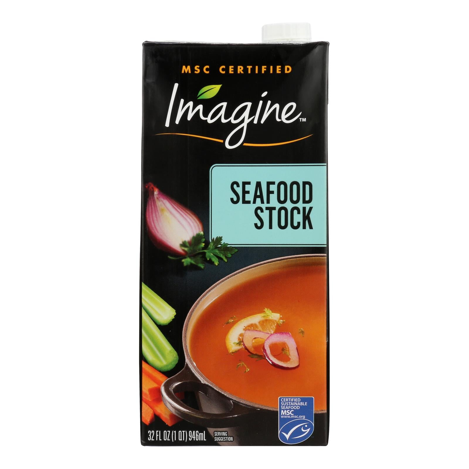 Imagine Foods - Stock Seafood - Case of 6-32 Fluid Ounce