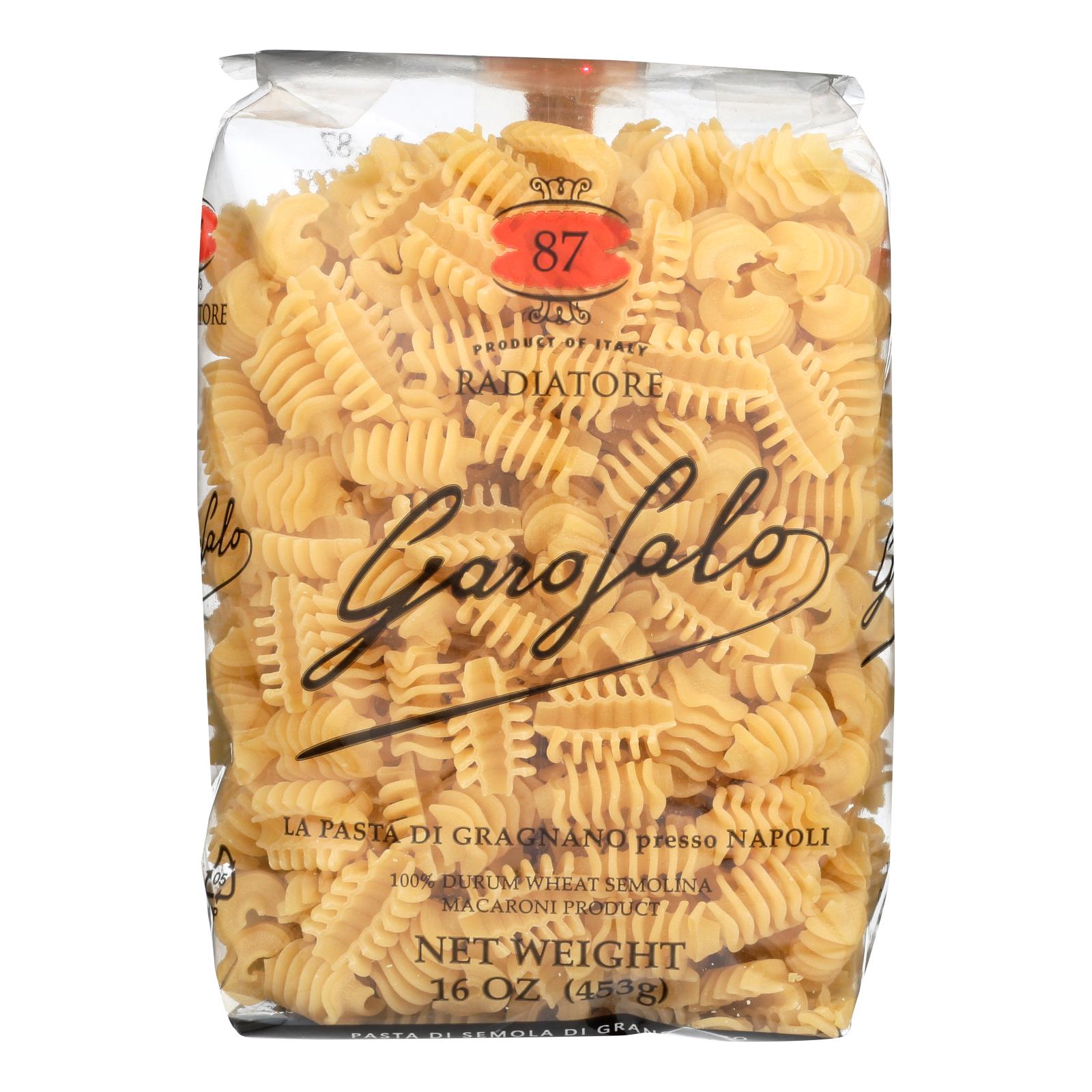 Garofalo Radiatore Pasta - Case of 12 - 16 Ounce
