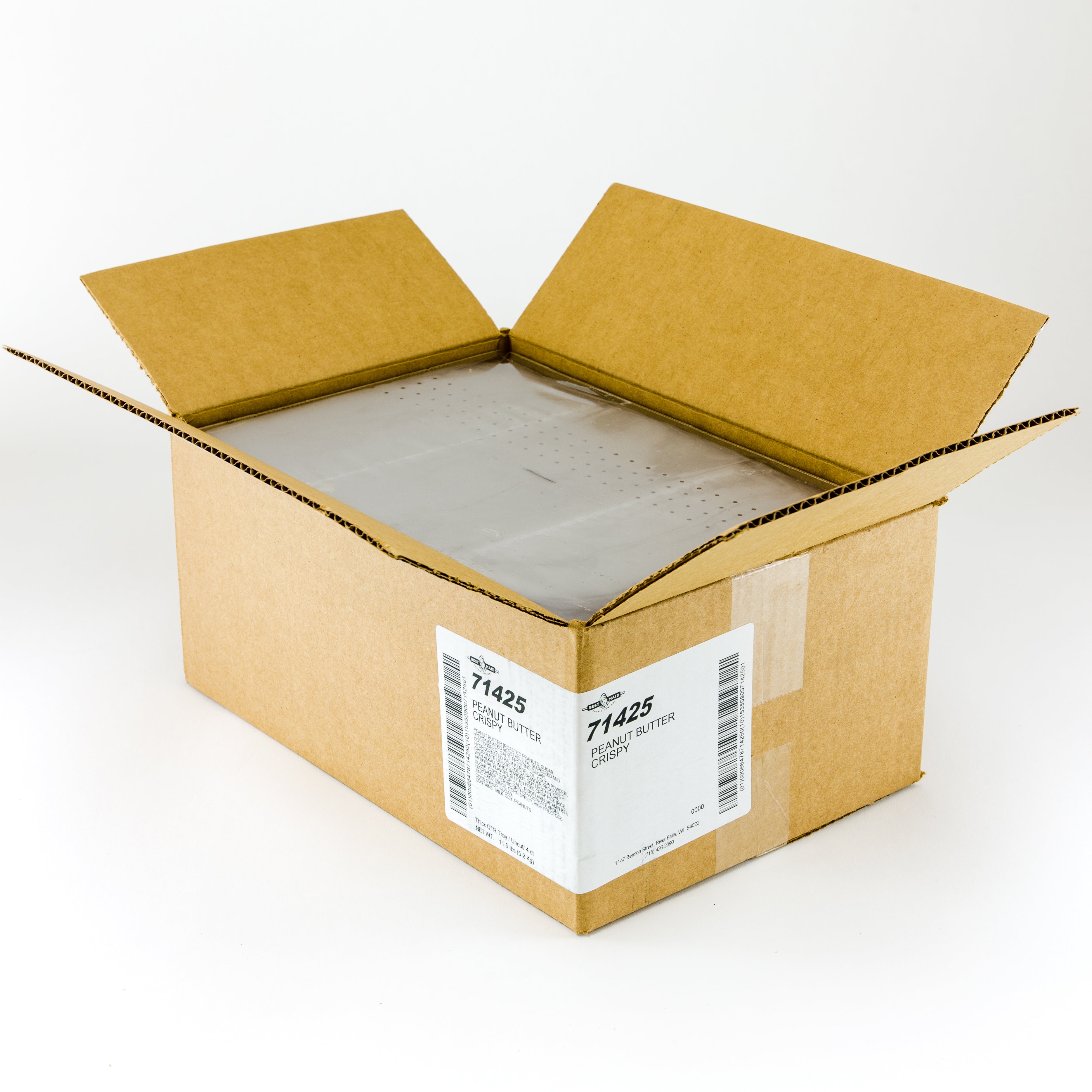 Bar Crispy Peanut Butter Thick Quarter Sheet 2.88 Ounce Size - 4 Per Case.