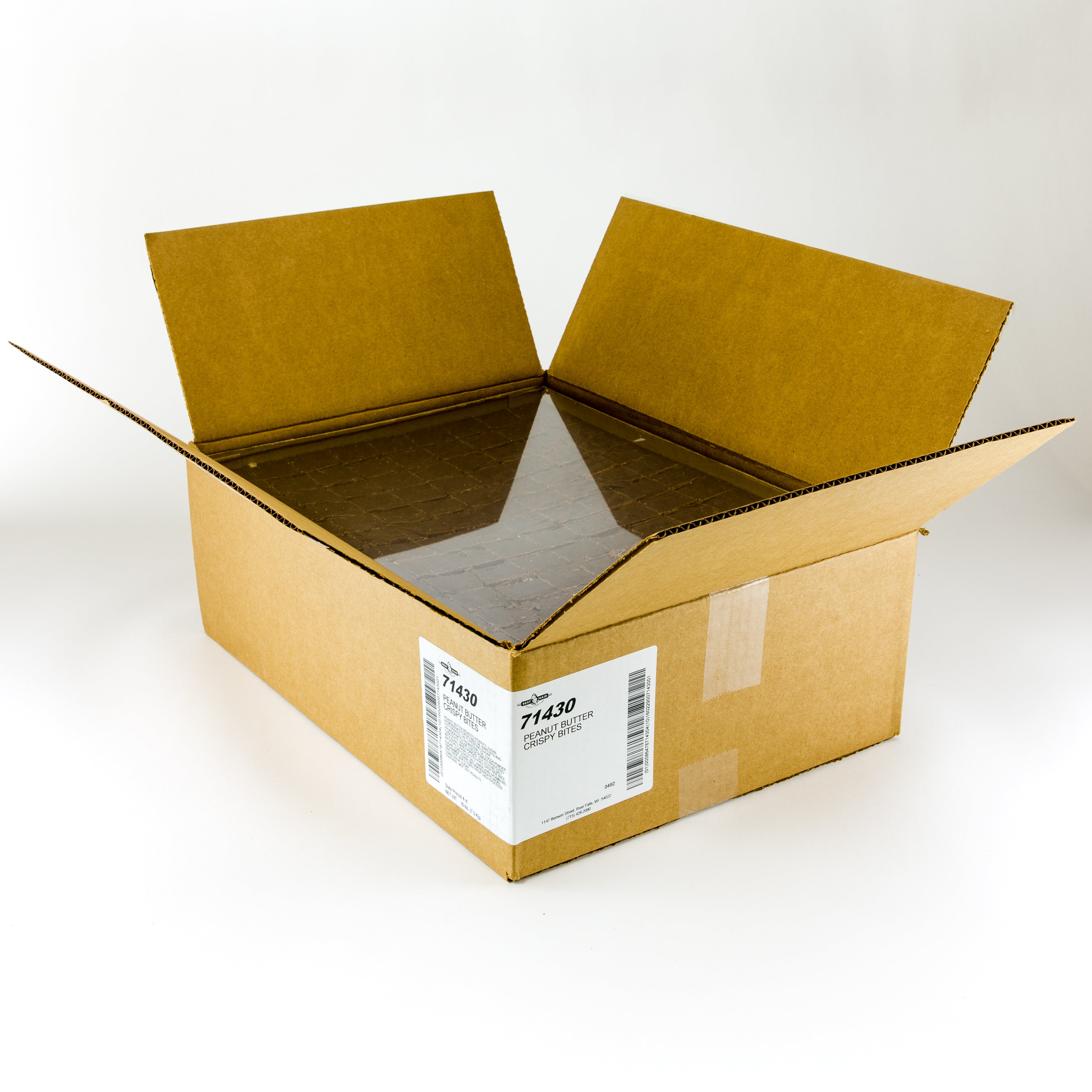 Bar Crispy Peanut Butter Bites Wrepack Labels Half Sheet 1 Each - 4 Per Case.