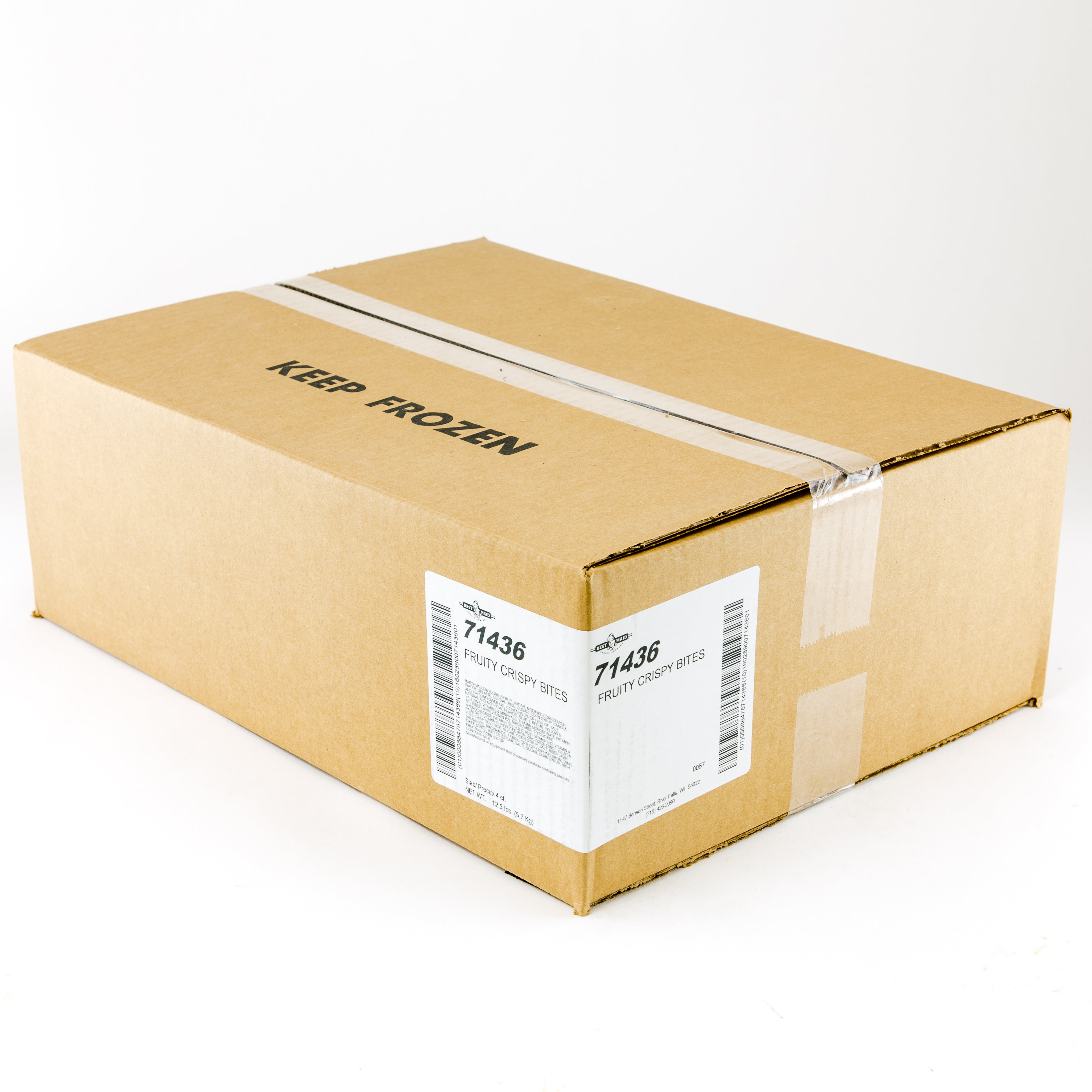 Bar Crispy Fruity Bites Wrepack Labels Halfsheet 1 Each - 4 Per Case.