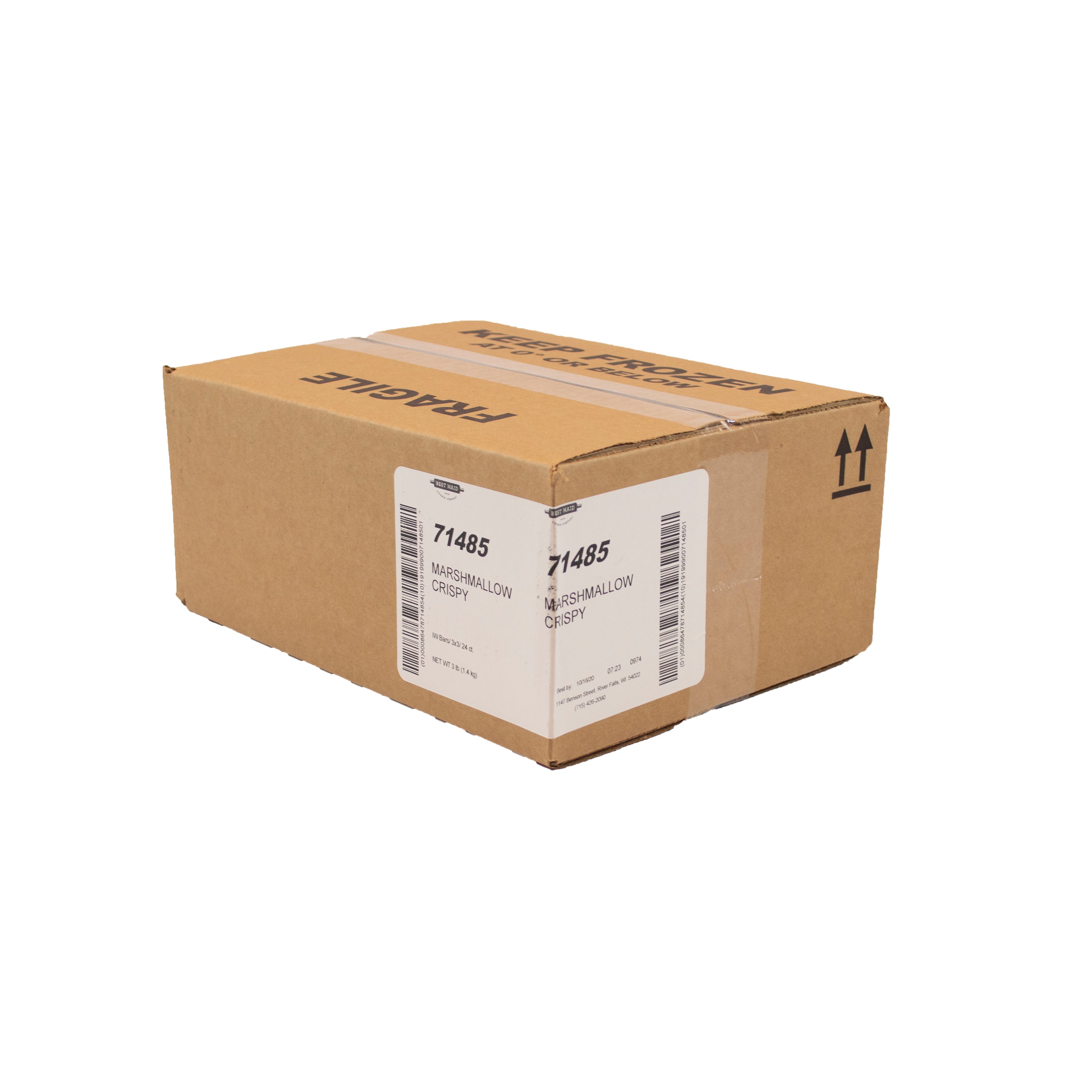 Bar Crispy Individually Wrapped Marshmallow0.125 Pound Each - 24 Per Case.