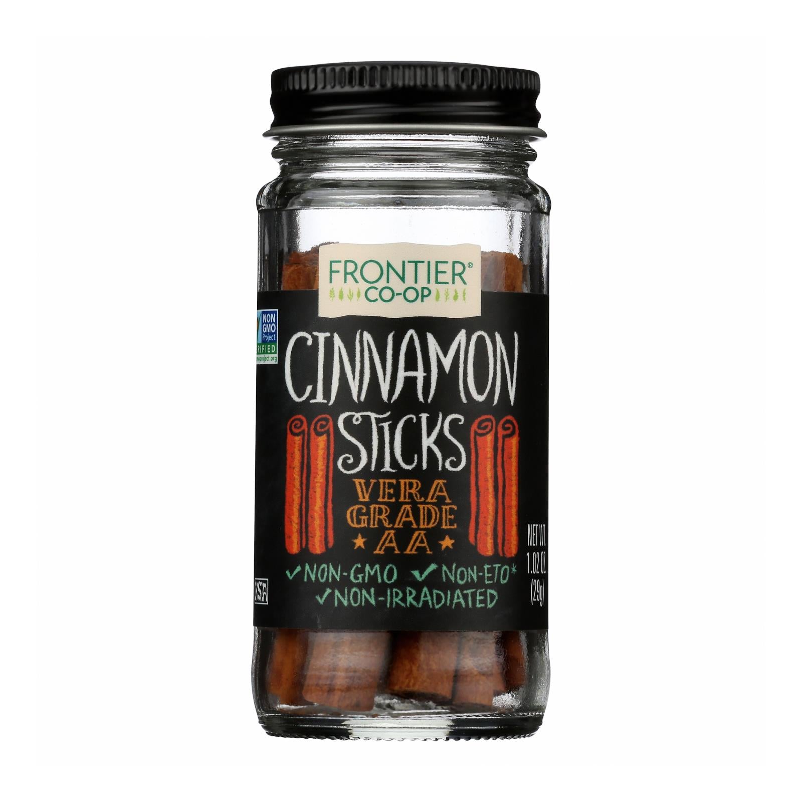 Frontier Natural Products Coop - Cinnamon Sticks - 1 Each -1.02 Ounce