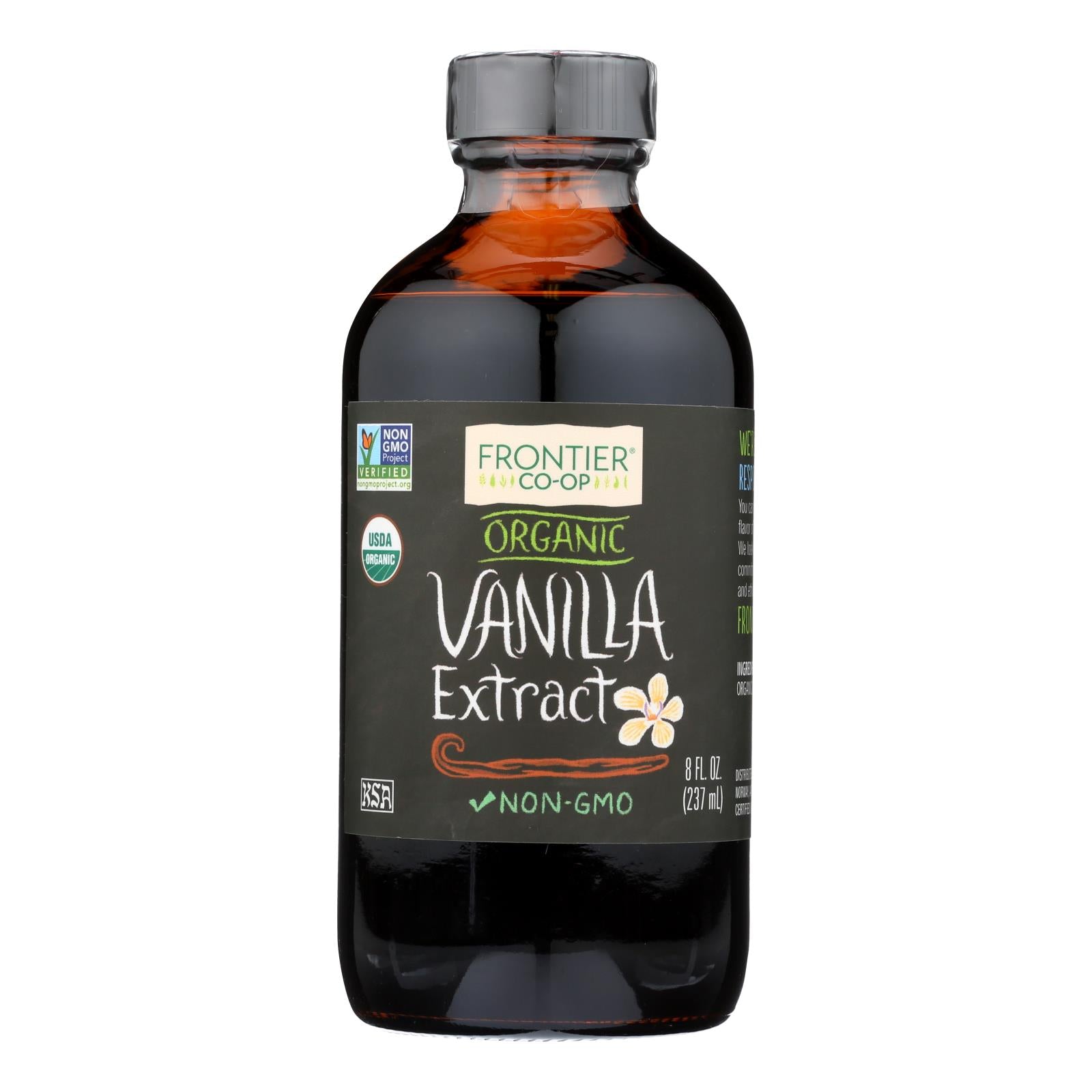 Frontier Herb Vanilla Extract - Organic - 8 Ounce