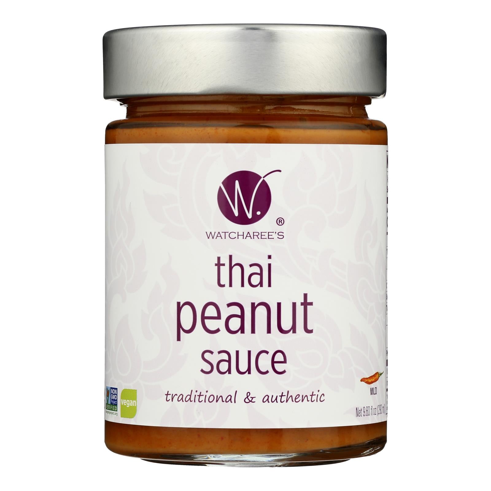 Watcharee's - Sauce Thai Peanut - Case of 6-9.8 Fluid Ounce
