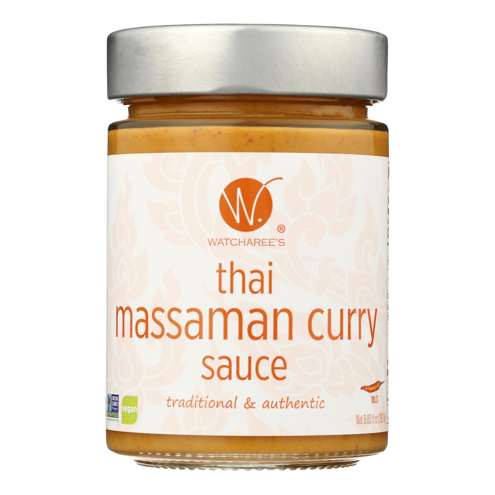 Watcharee's - Sauce Thai Massaman Curry - Case of 6-9.8 Fluid Ounce