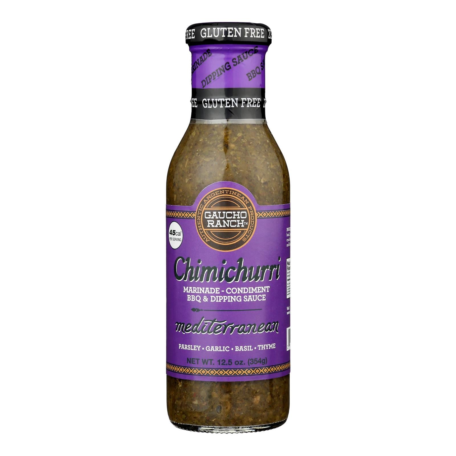 Gaucho Ranch - Chimichrri Mediterranean - Case of 6 - 12.5 Ounce