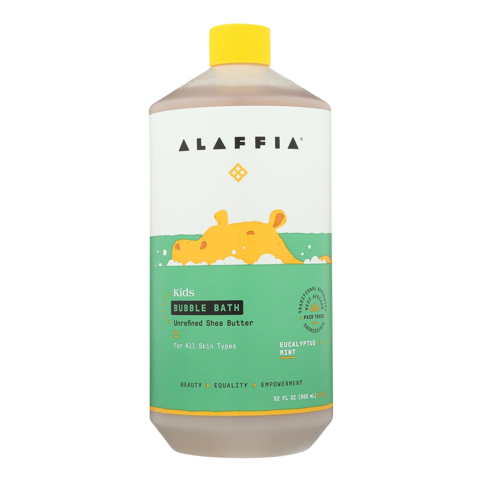 Alaffia Everyday Shea Cold Comforting Eucalyptus Babies Up Bubble Bath - 1 Each - 32 Fluid Ounce