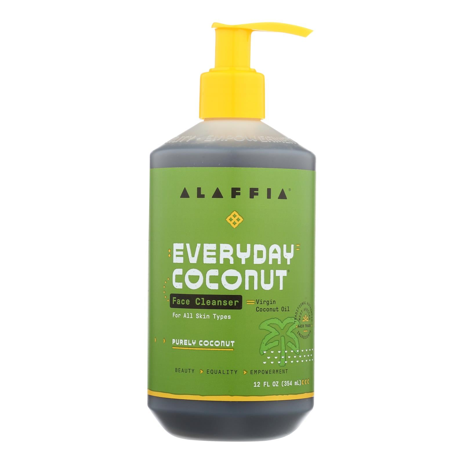Alaffia Coconut Cleansing Face Wash - 1 Each - 12 Fluid Ounce