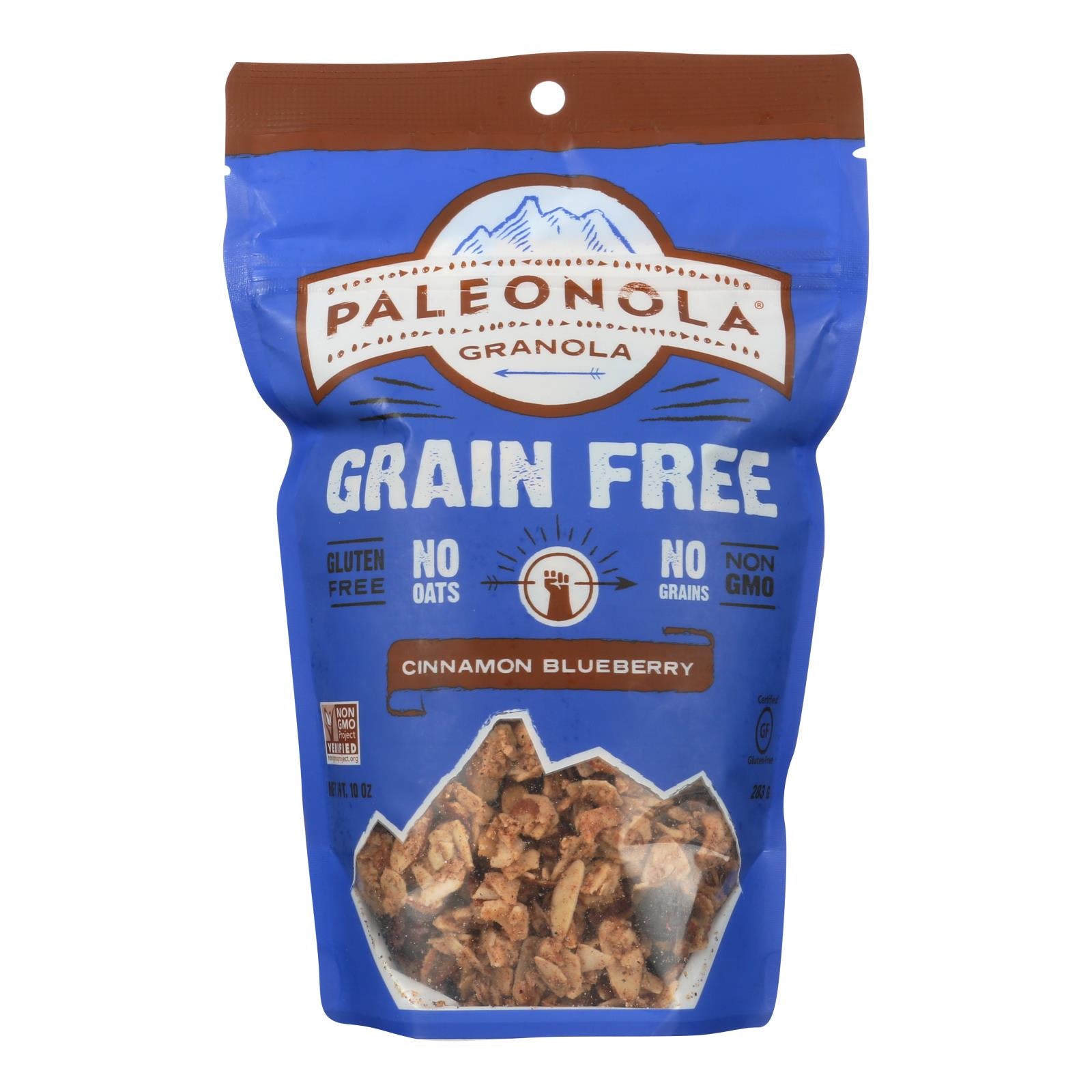 Paleonolaᆴ Cinnamon Blueberry Grain Free Granola, Cinnamon Blueberry - Case of 6 - 10 Ounce