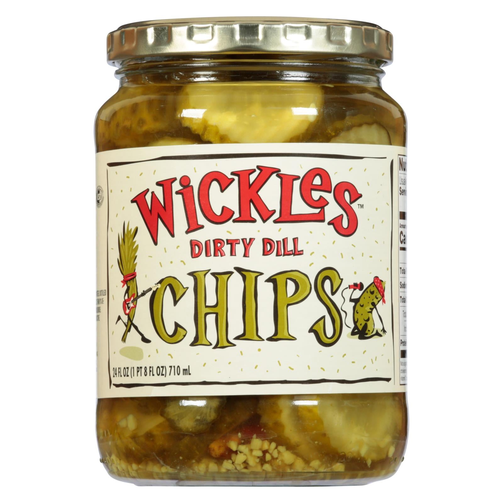 Wickles Dill Chips - Case of 6 - 24 Ounce