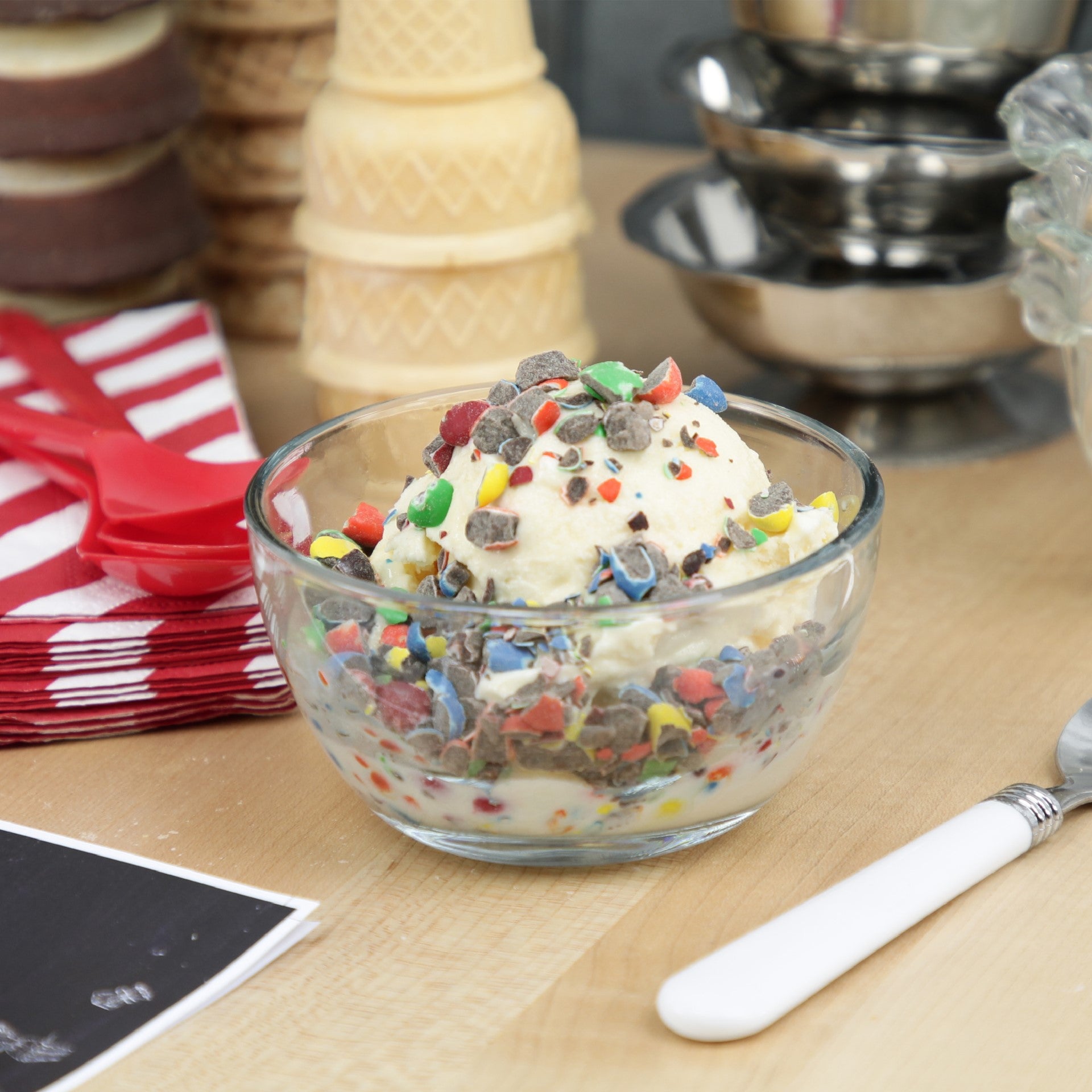 T R Toppers M&m Plain Chopped 5 Pound Each - 2 Per Case.