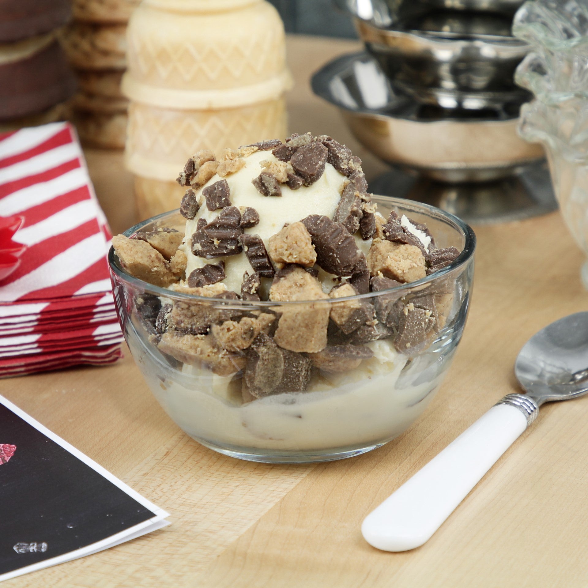 Box Reese's® Peanut Butter Cups Chopped 5 Pound Each - 2 Per Case.