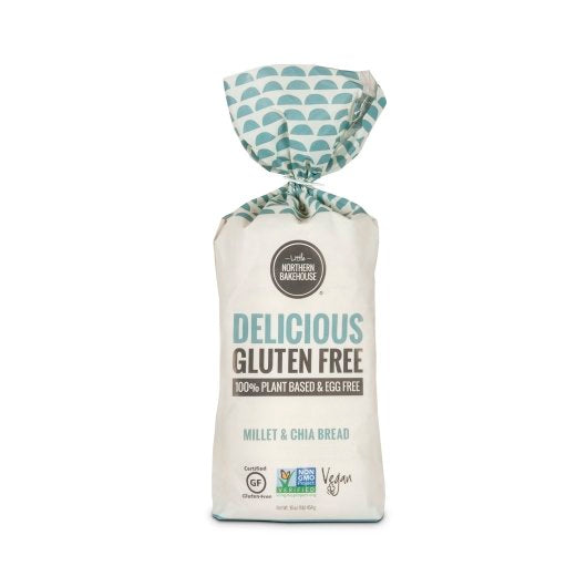 Little Northern Bakehouse Gluten Free Sliced Millet & Chia Seed Bread, 16 Ounce, 6 per case