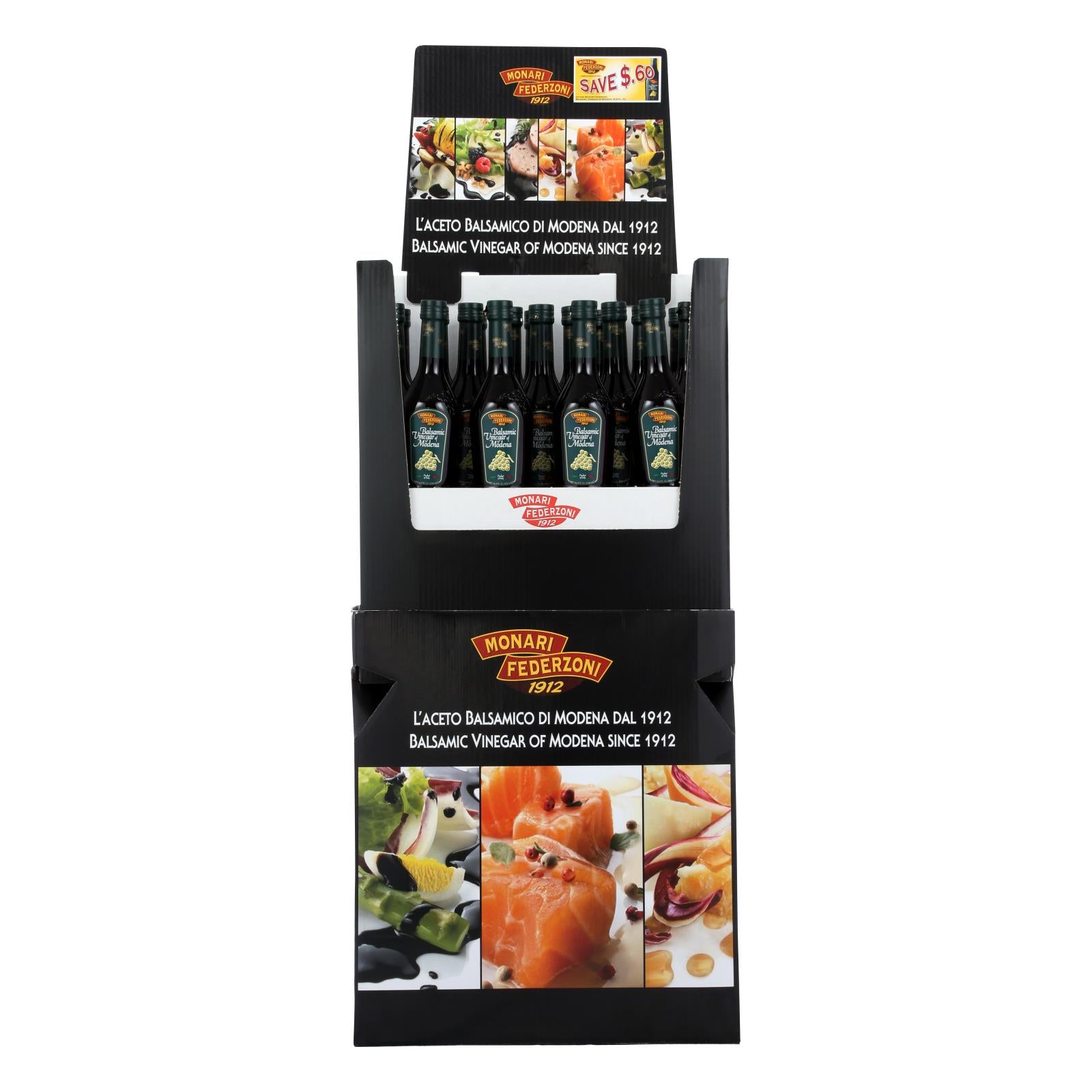 Monari Federzoni Balsamic Vinegar Of Modena - Case of 18 - 16.9 Fluid Ounce