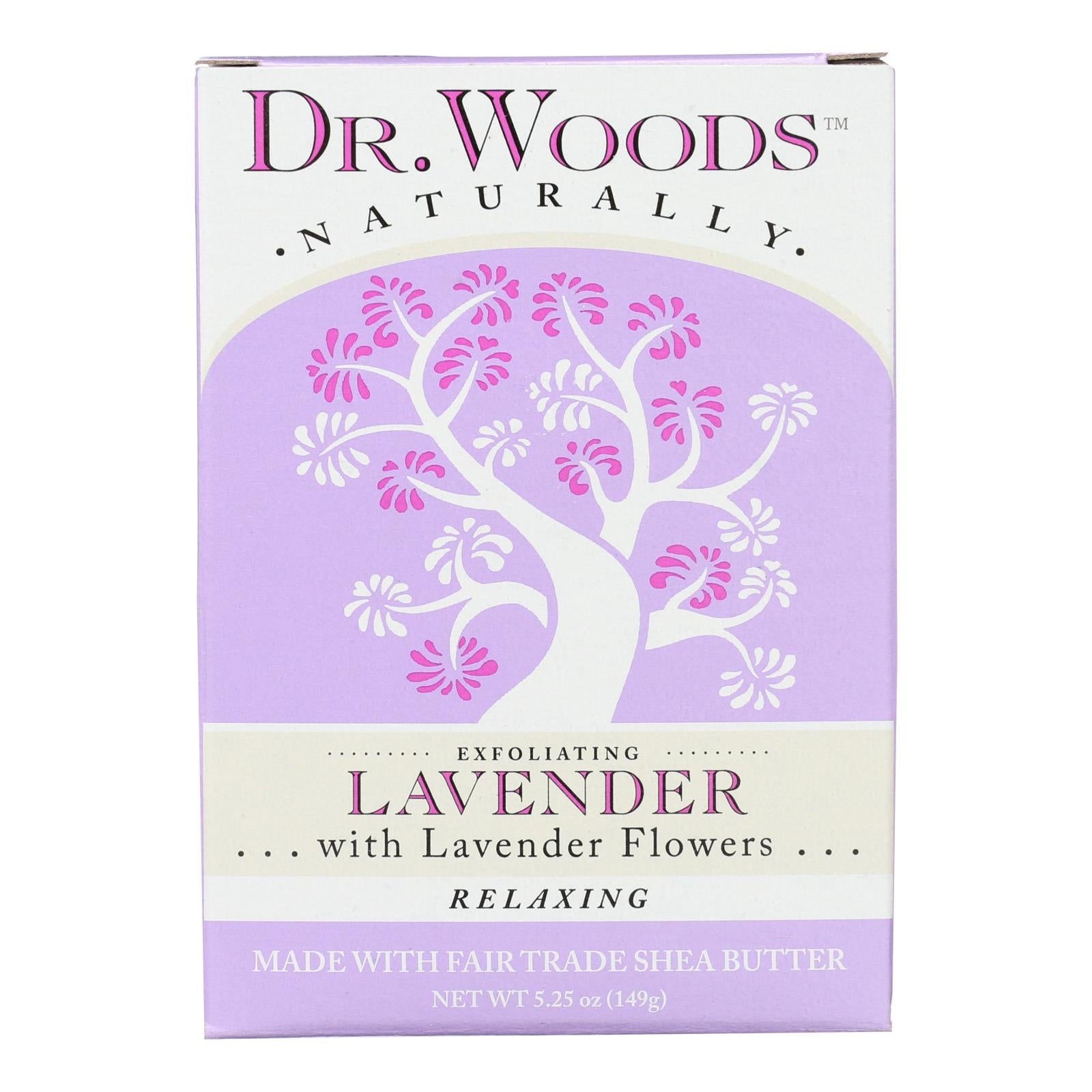 Dr. Woods Castile Bar Soap Lavender - 5.25 Ounce