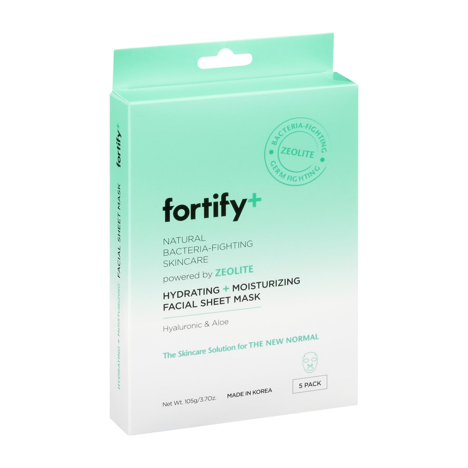 Fortify+ - Mask Sheet Hydrt Moist - 1 Each 1-5 Count