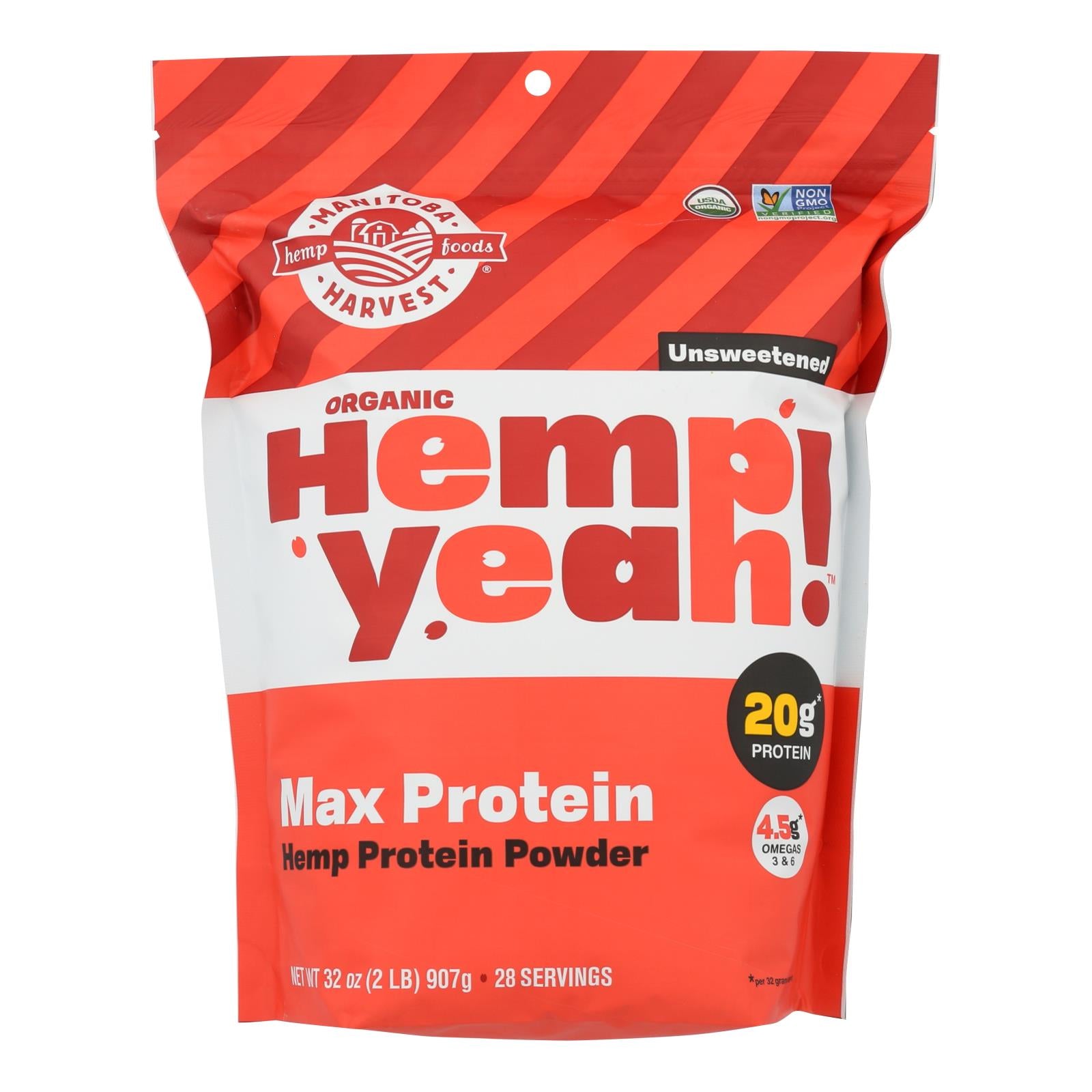 Manitoba Harvest Original Plant Based Protein Supplement Hemp Pro 70 - 1 Each - 32 Ounce