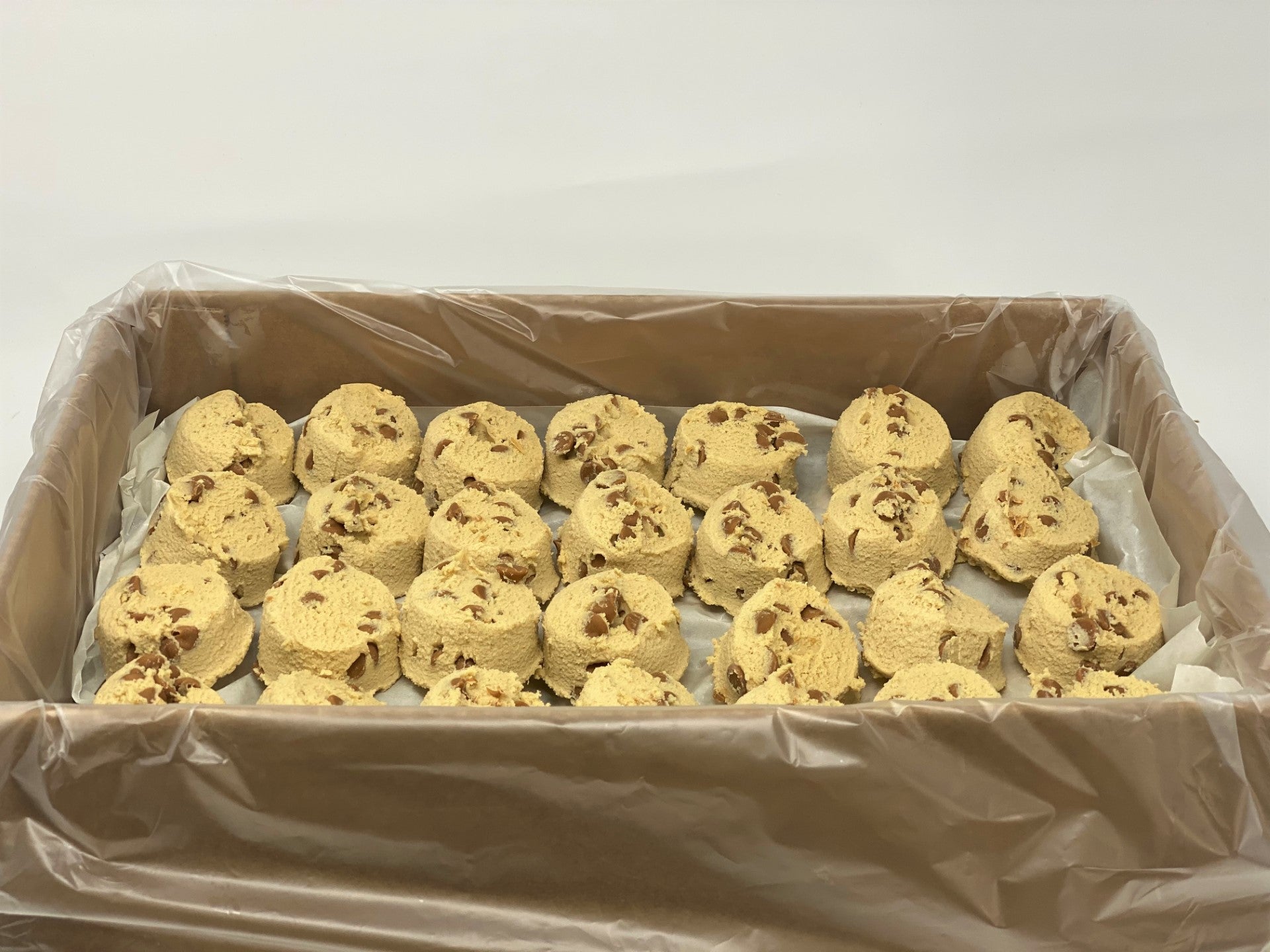 Aphrodite Divine Confections Peanut Butter Cookie Dough Puck 2 Ounce Size - 84 Per Case.