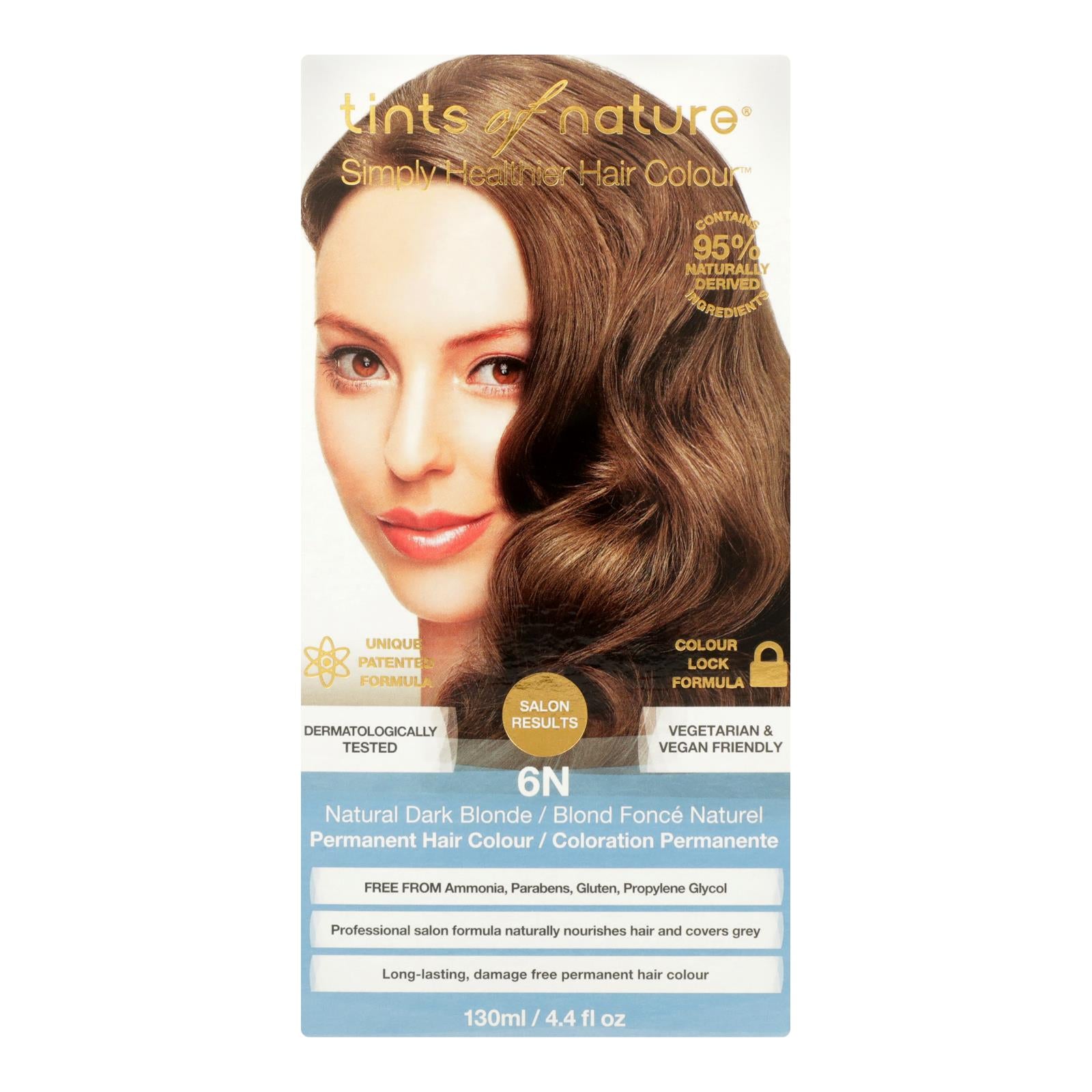Tints Of Nature 6N Natural Dark Blonde Hair Color - 1 Each - 4.4 Fluid Ounce