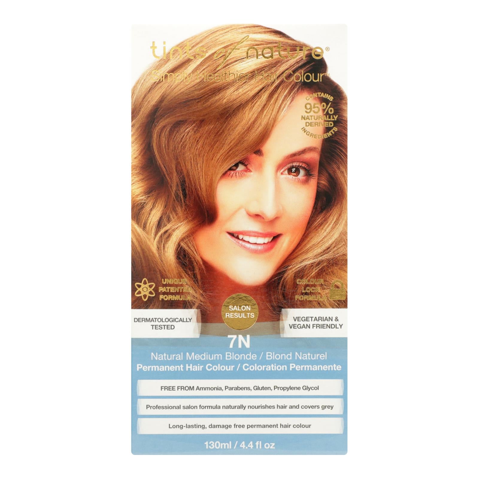 Tints Of Nature 7N Natural Medium Blonde Hair Color - 1 Each - 4.4 Fluid Ounce