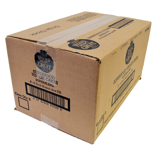 Veggie Made Great Superfood Veggie Cakes 12 Ounce Size - 8 Per Case.